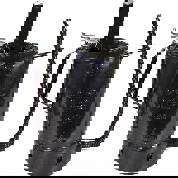 Can & Hand-Held Oilers; Oiler Type: Bucket Oiler ; Pump Material: Steel ; Body Material: Steel ; Color: Black ; Spout Type: Flexible Spout ; Spout Length: 14 in